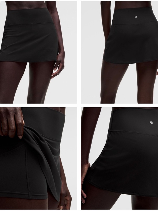 lululemon athletica Dresses & Skirts - lululemon athletica Black Performance Tennis Skirt